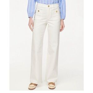 J. Crew Factory Full-length Slim Wide-leg Premium Edition Sailor Jean 29